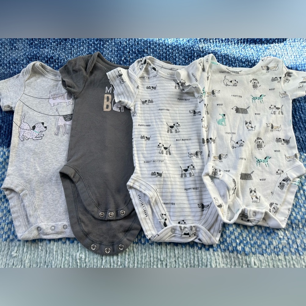 Four piece set baby onesies